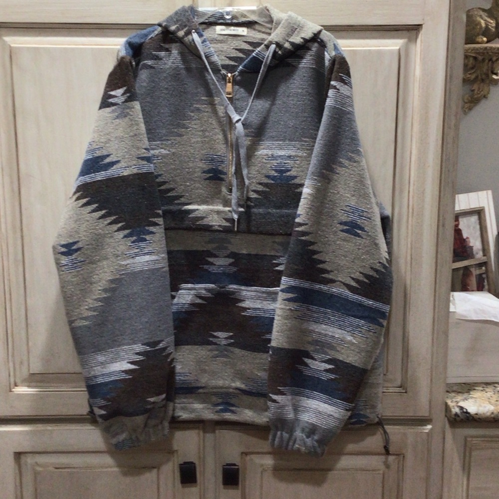 ANDTHEWHY Med Western Pullover Jacket Excellent Condition Retail $159